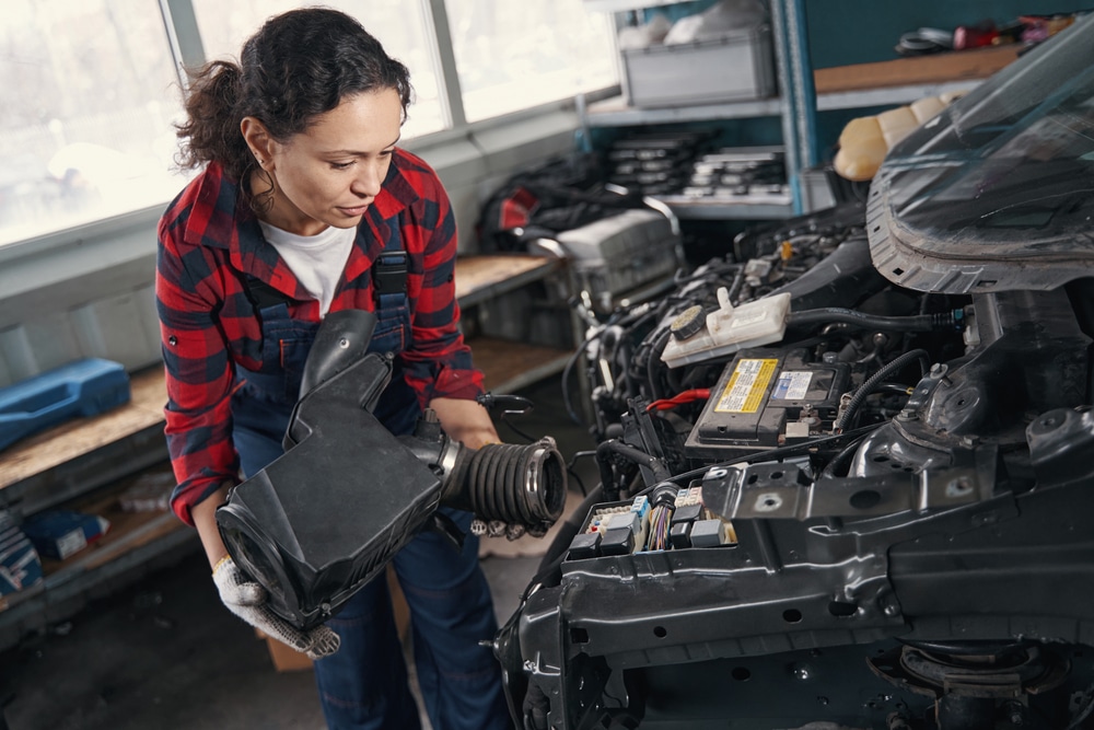 Oil Changes girl
